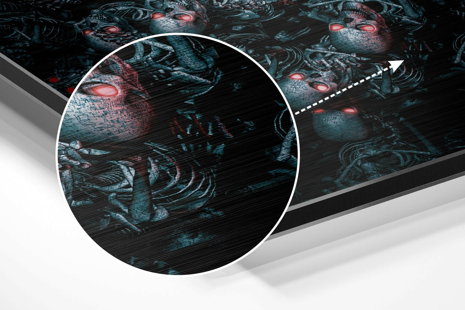 Android Cemetery Brushed Aluminium Dibond Wall Art