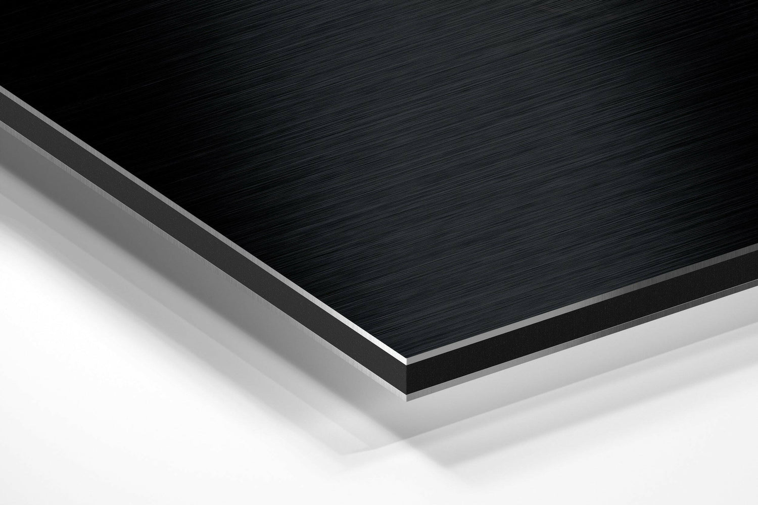Magenta Lashes Dark Beauty Brushed Aluminum Dibond Wall Art