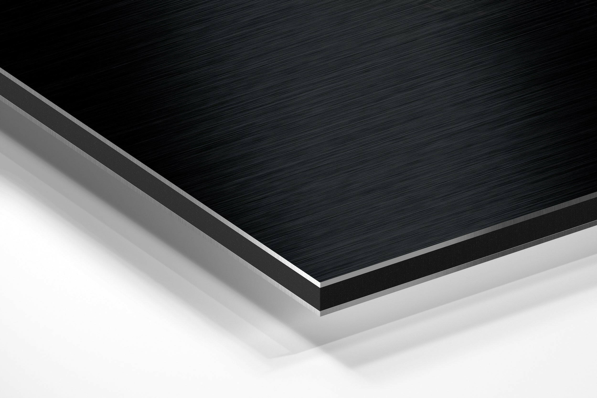Magenta Lashes Dark Beauty Brushed Aluminum Dibond Wall Art