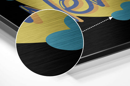 Today is a New Day Brushed Aluminium Dibond Wall Art
