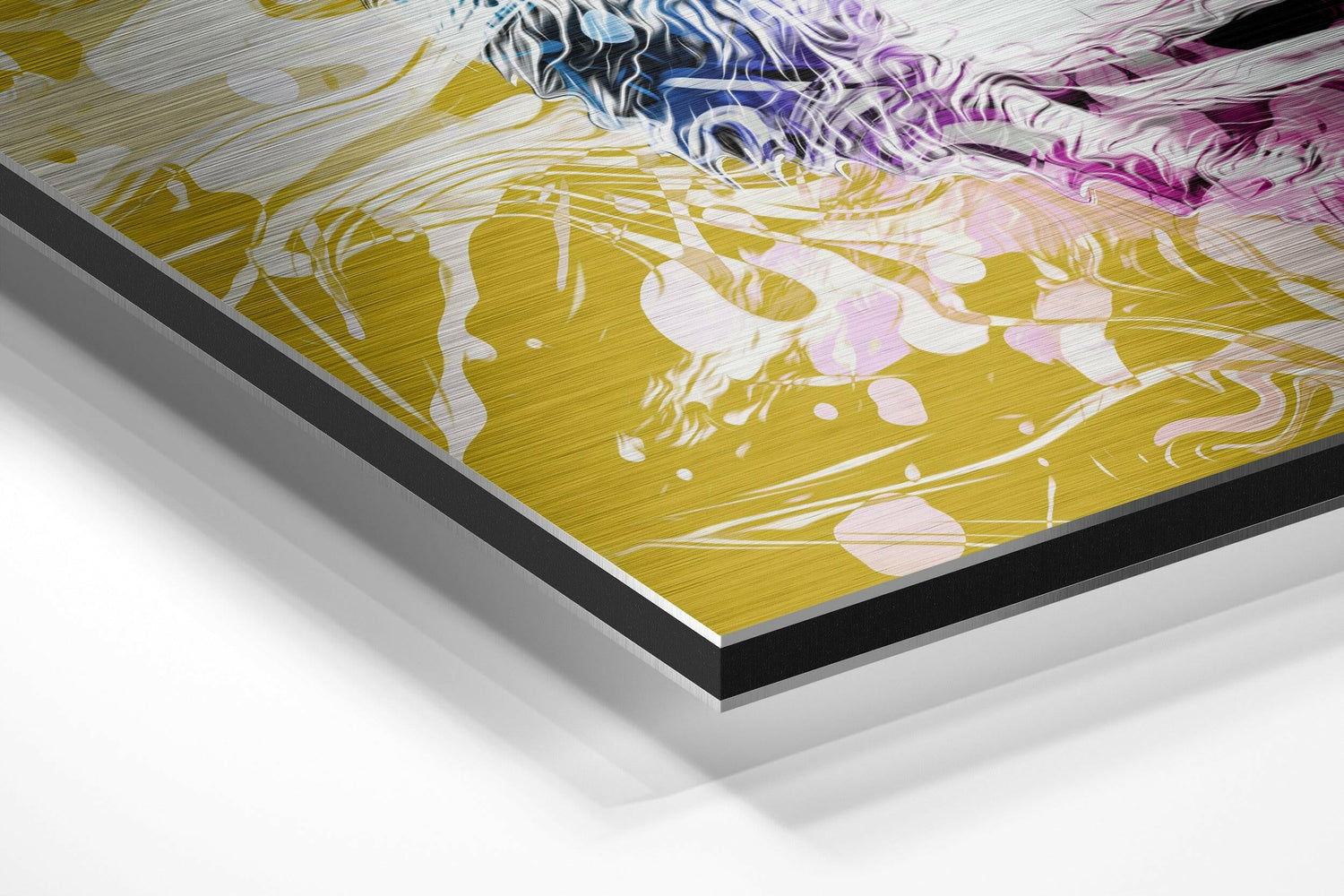 Monkey Brushed Aluminium Dibond Wall Art