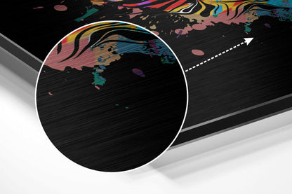 Cat Brushed Aluminium Dibond Wall Art