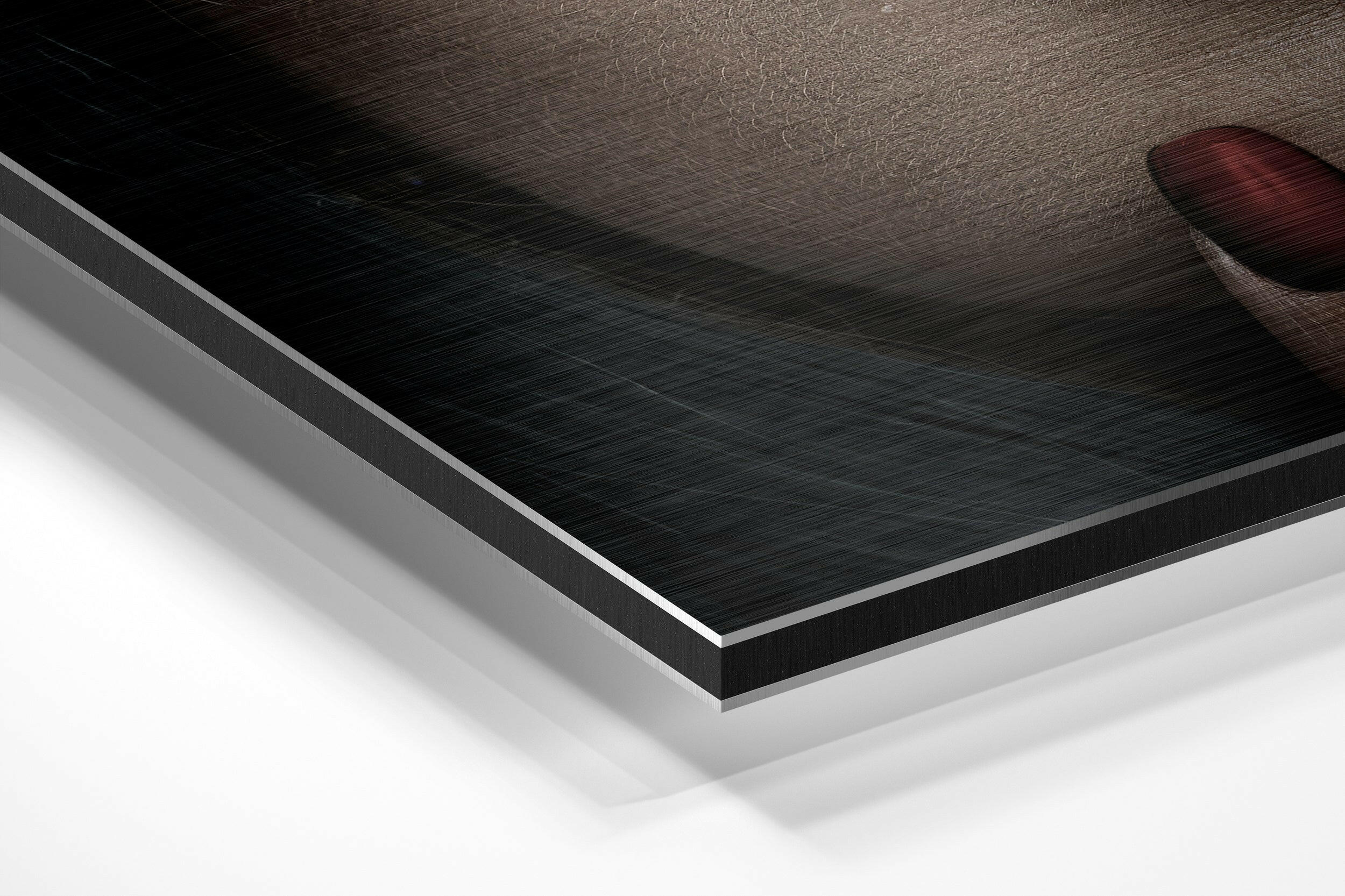 Bangs Brushed Aluminium Dibond Wall Art