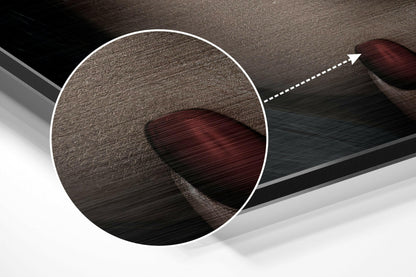 Bangs Brushed Aluminium Dibond Wall Art