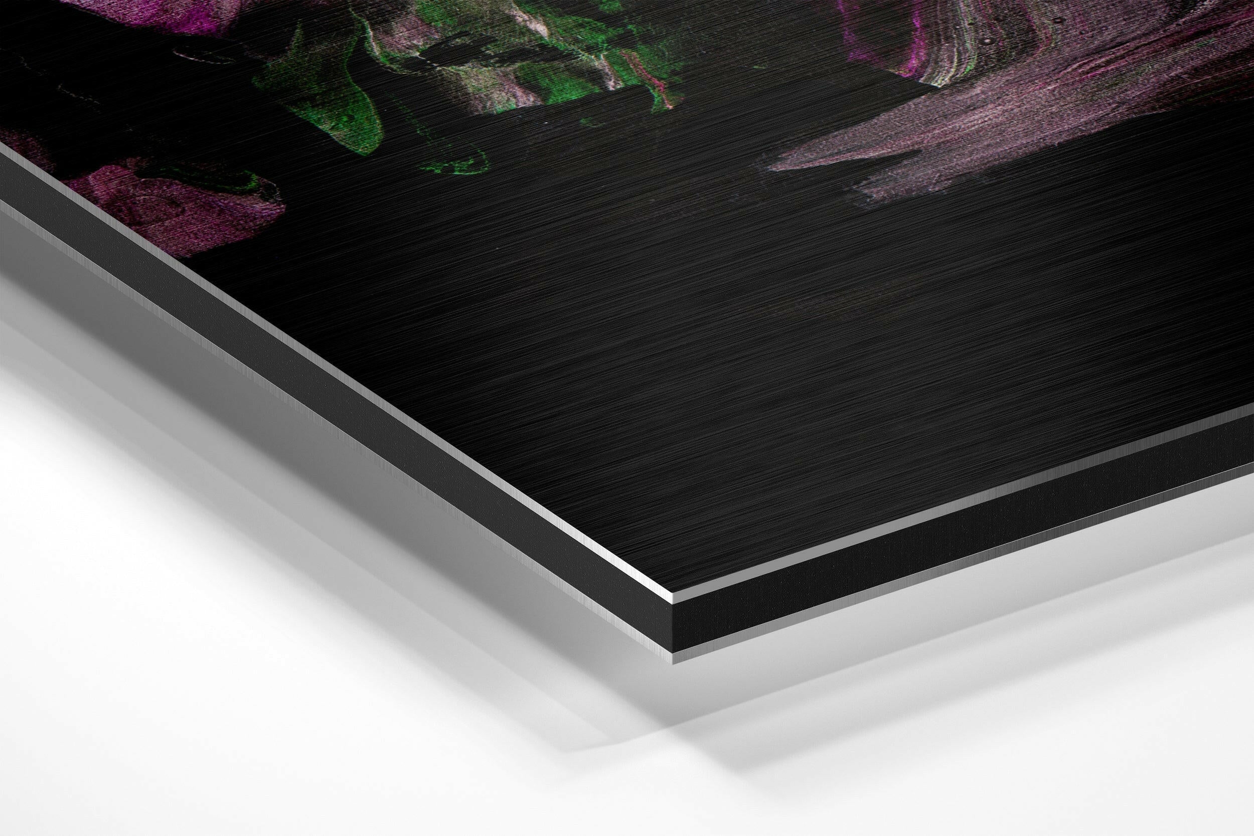 Dance of Purple Brushed Aluminium Dibond Wall Art