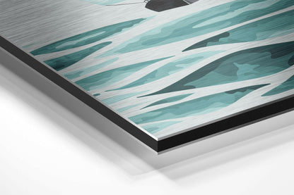 Let Your Dreams Brushed Aluminium Dibond Wall Art