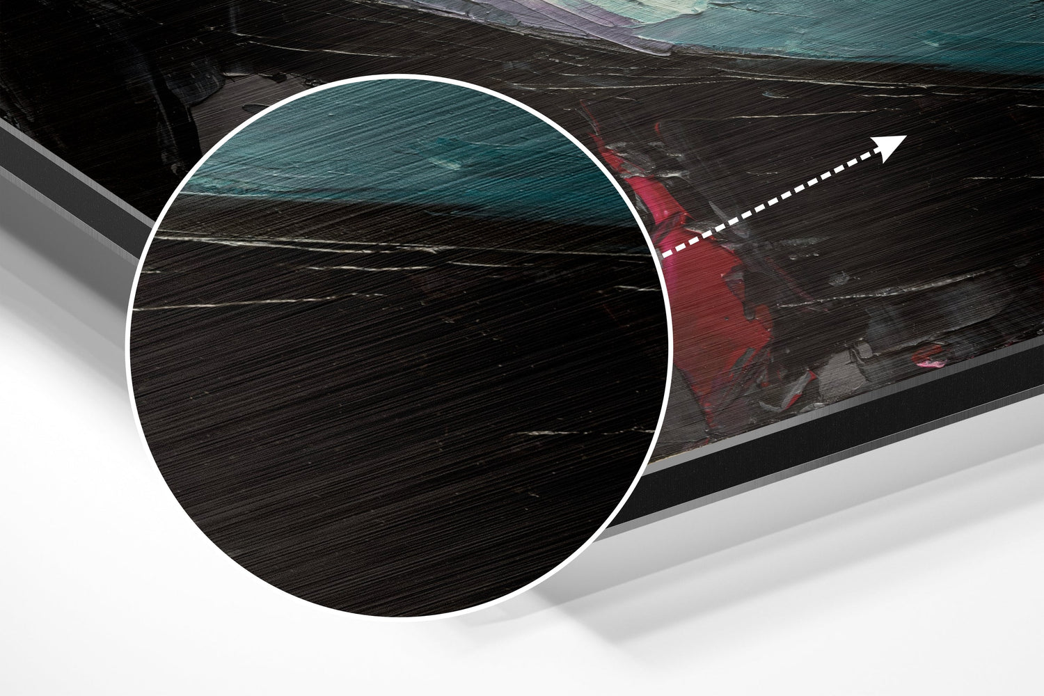 Glance Brushed Aluminium Dibond Wall Art