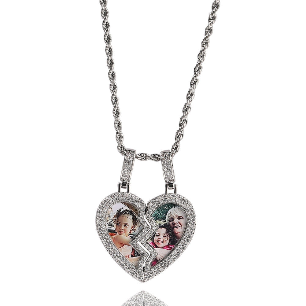 Broken Heart Photo 2 Pictures Pendant