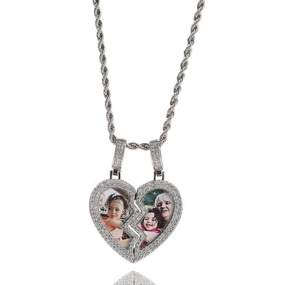 Broken Heart Photo 2 Pictures Pendant