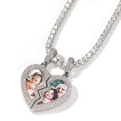 Broken Heart Photo 2 Pictures Pendant