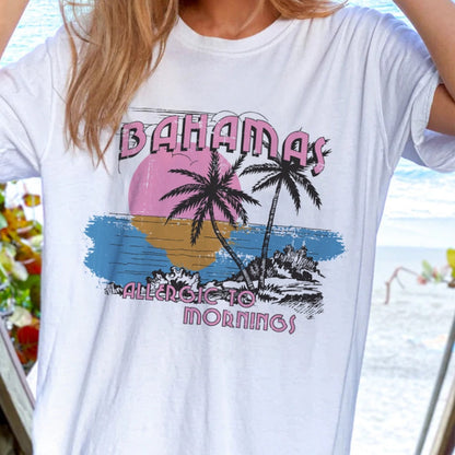 1pcs WHITE Tees Summer Casual Oversized Tee Best Surfing Santa Monica California Womens Retro Style
