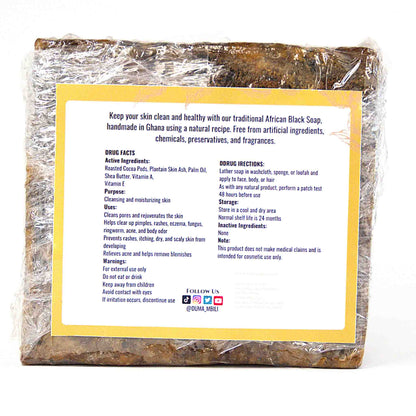 Authentic African Black Soap | Organic Skincare for Clear &amp; Glowing Skin