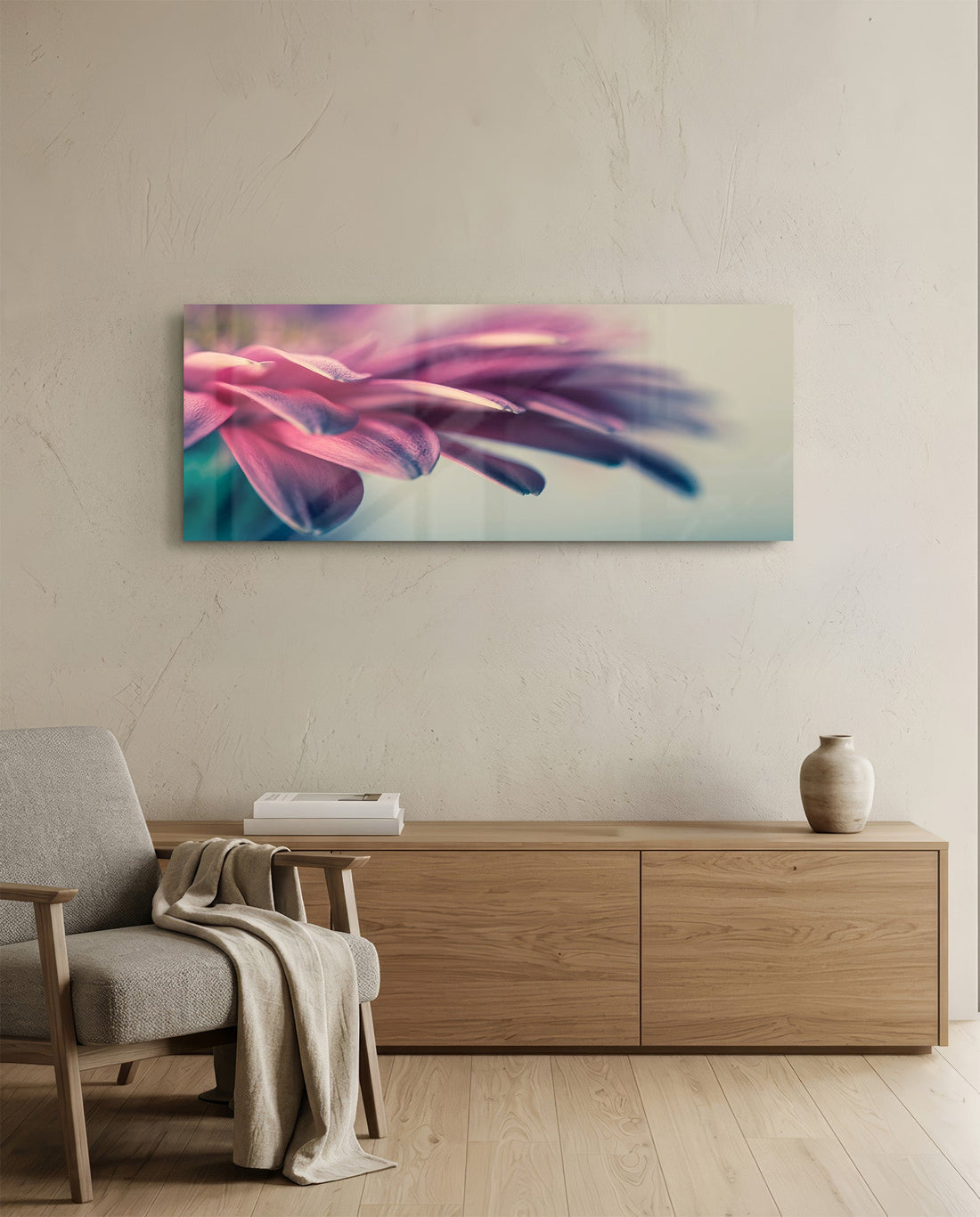 Macro Glass Wall Art (36"x14")