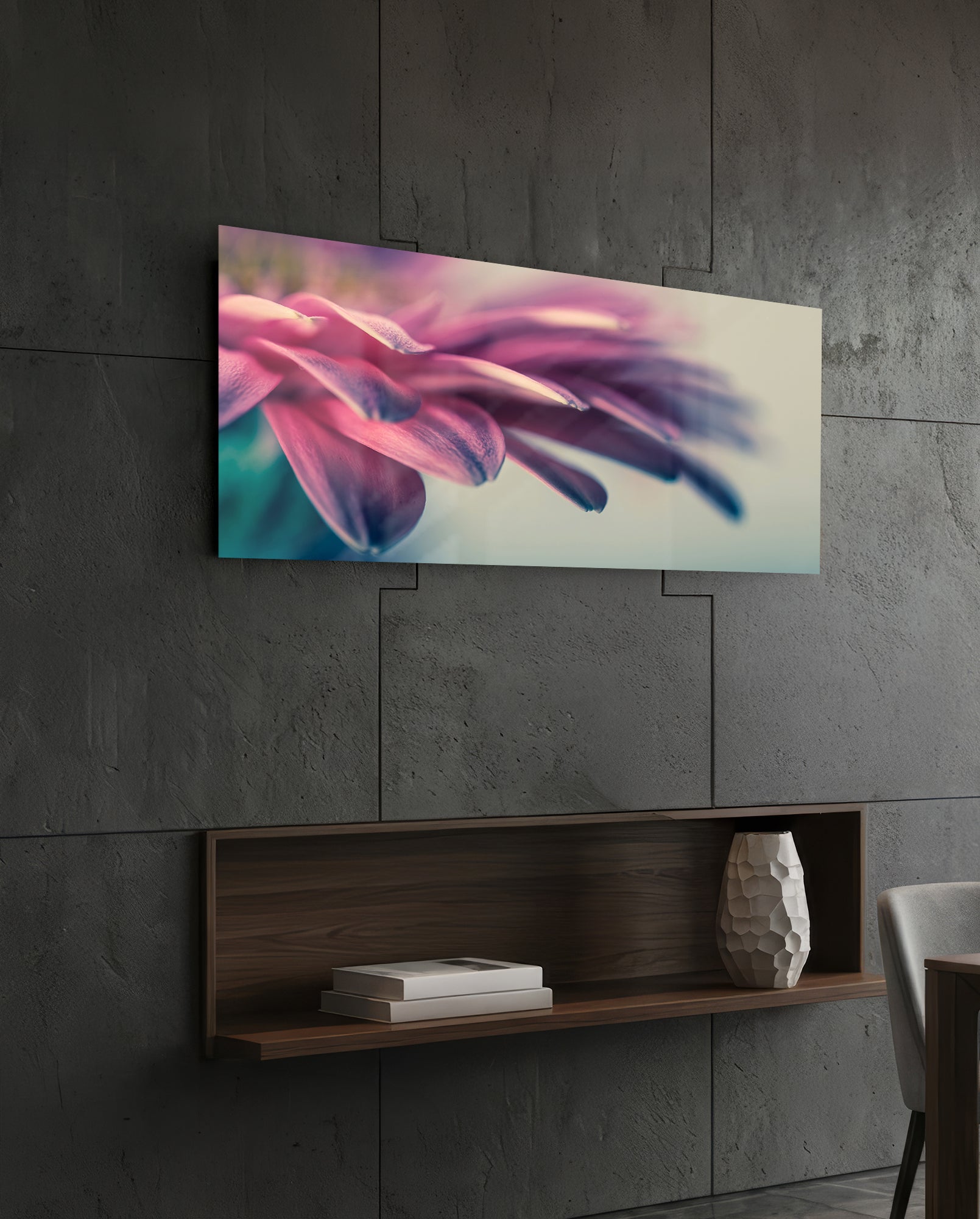 Macro Glass Wall Art (36"x14")