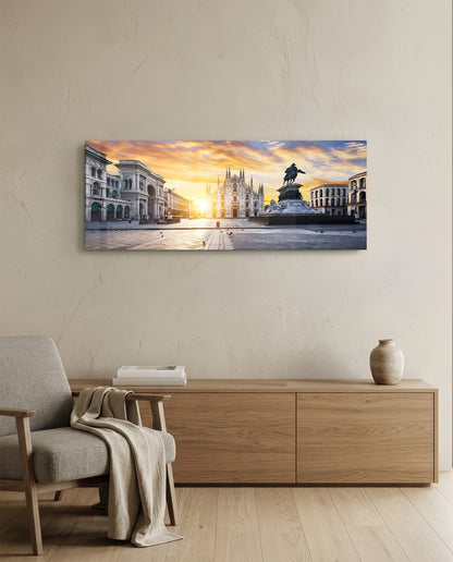 Medieval Glass Wall Art (36"x14")