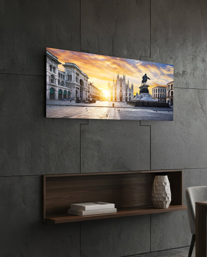 Medieval Glass Wall Art (36"x14")