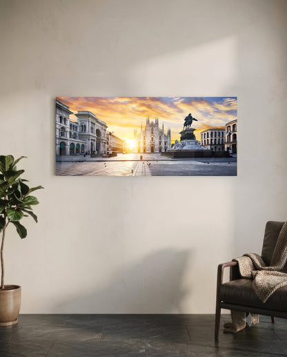 Medieval Glass Wall Art (36"x14")