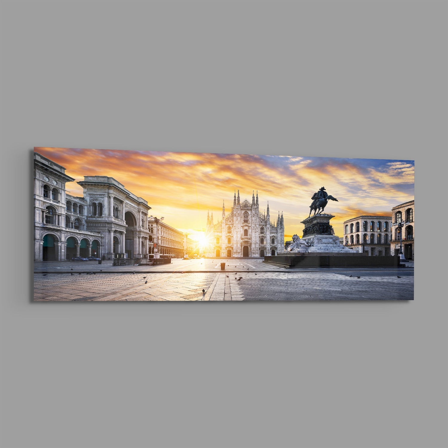 Medieval Glass Wall Art (36"x14")