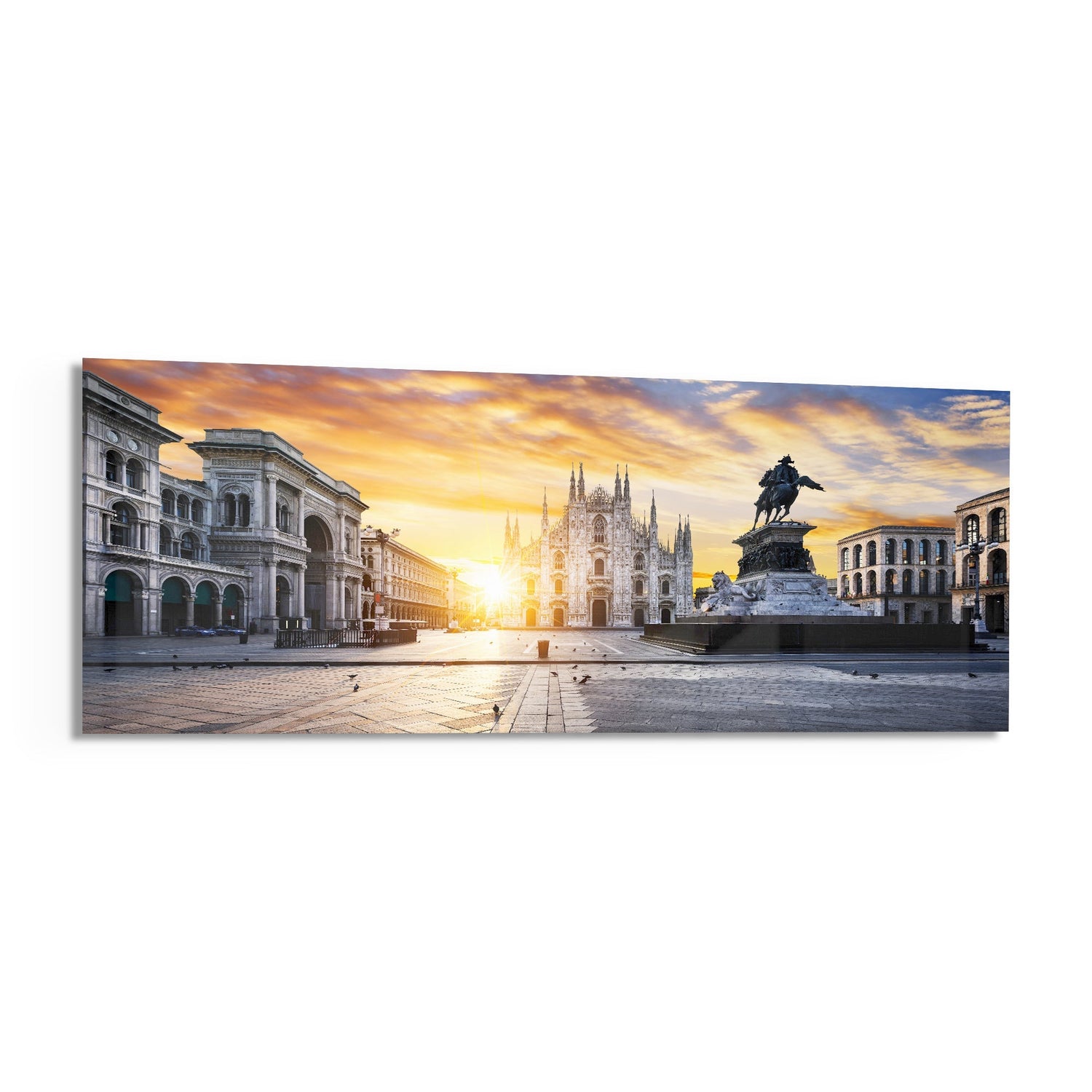 Medieval Glass Wall Art (36"x14")
