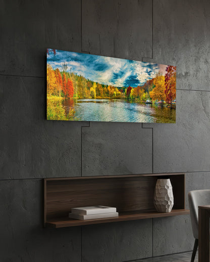 Goal Glass Wall Art (36"x14")