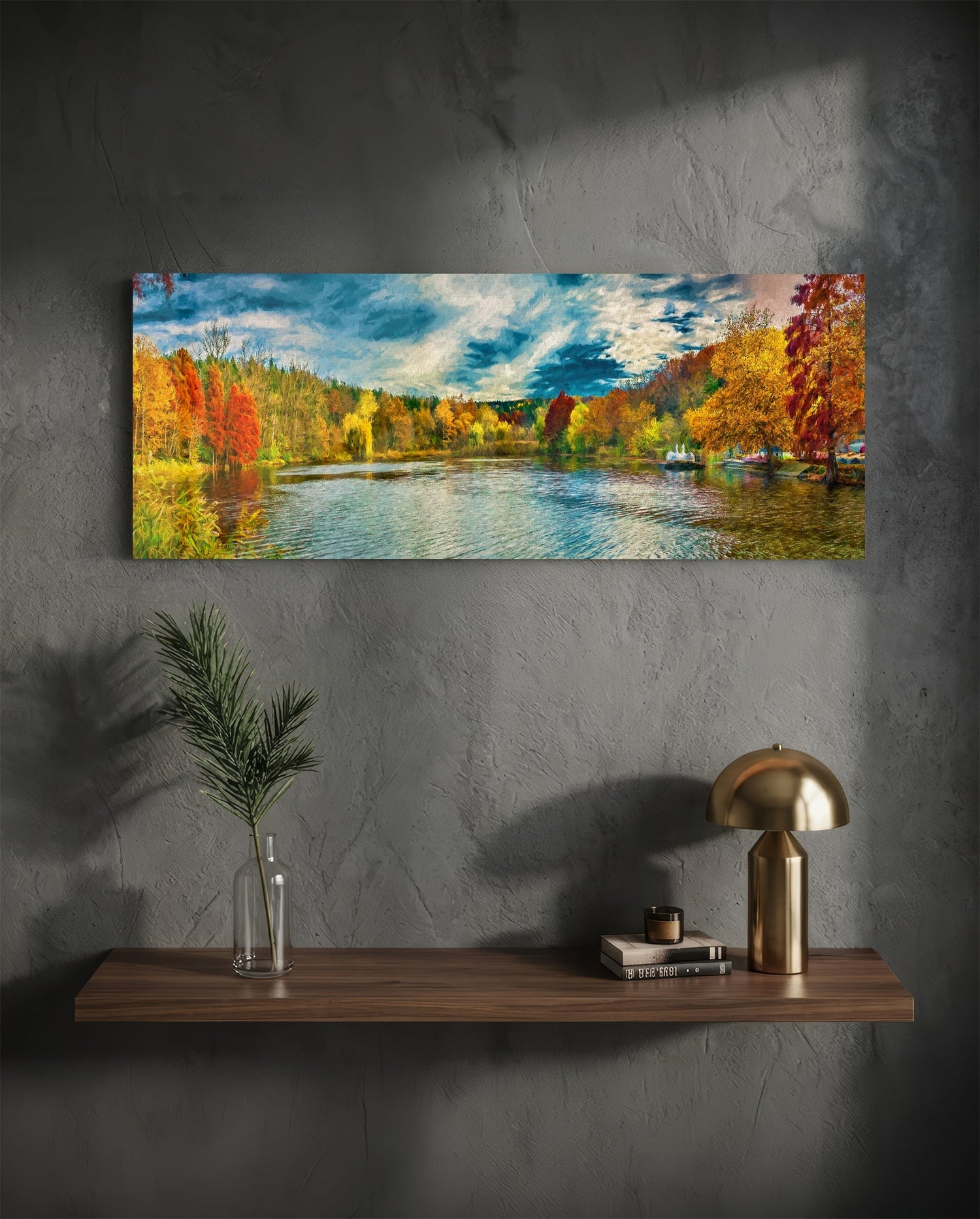 Goal Glass Wall Art (36"x14")