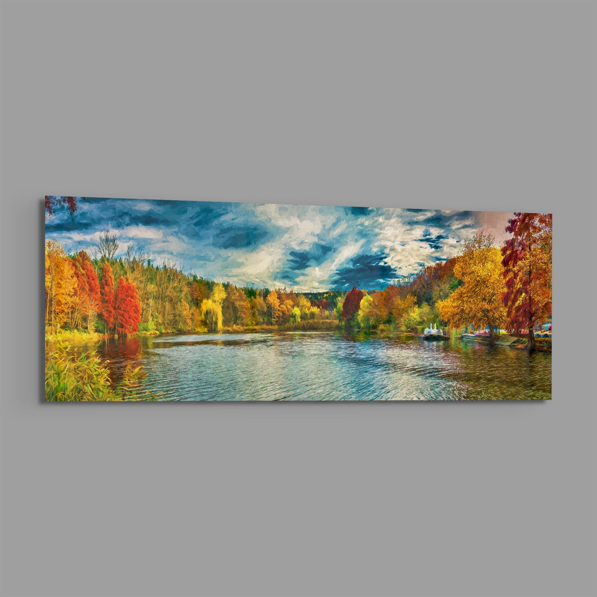 Goal Glass Wall Art (36"x14")