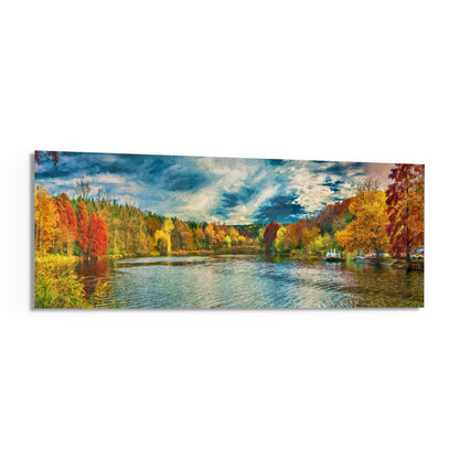 Goal Glass Wall Art (36"x14")