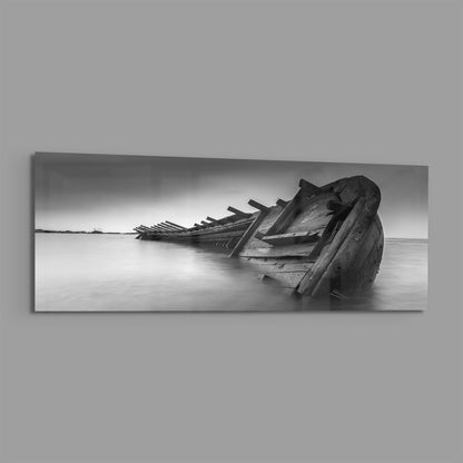 Shipwreck Glass Wall Art (36"x14")