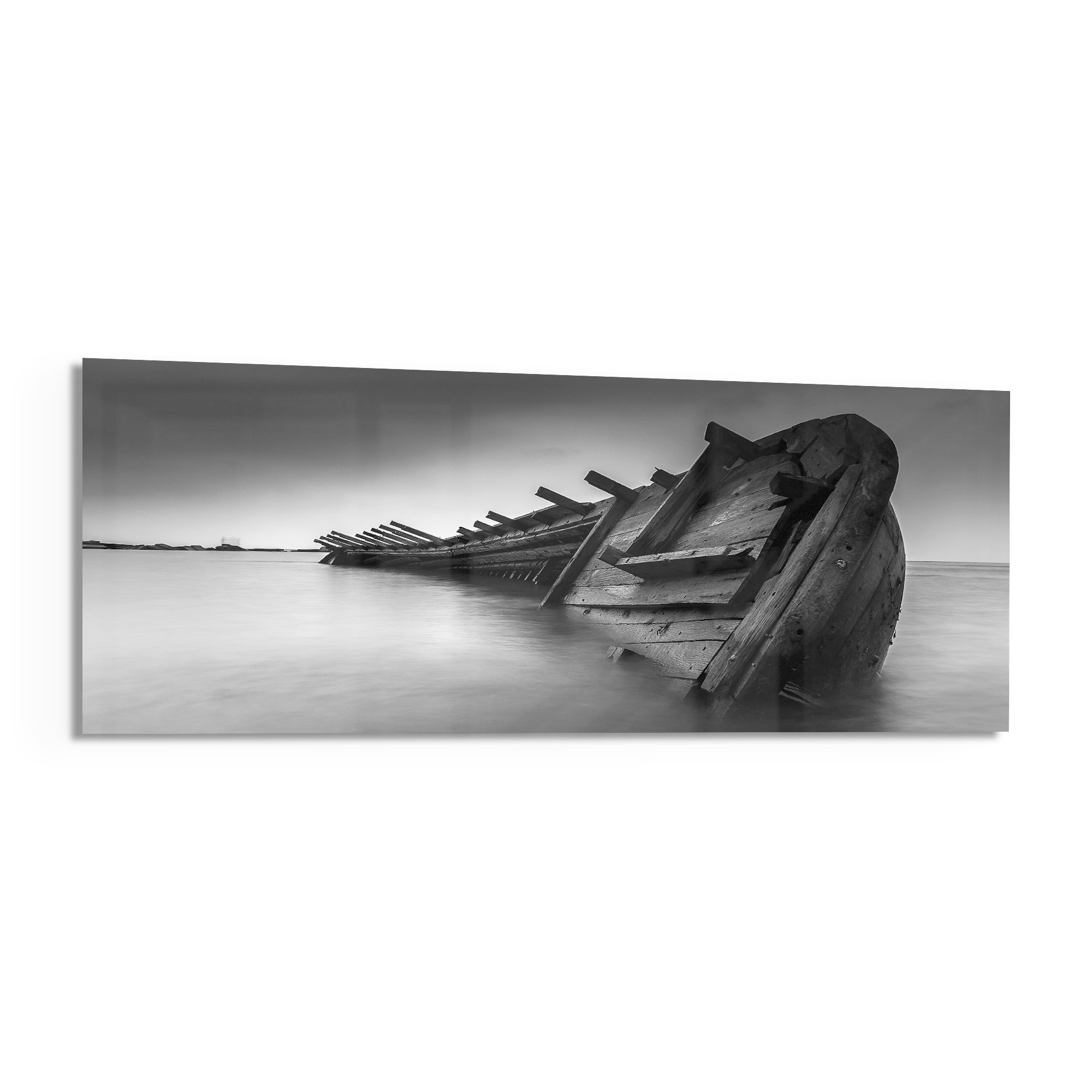 Shipwreck Glass Wall Art (36"x14")