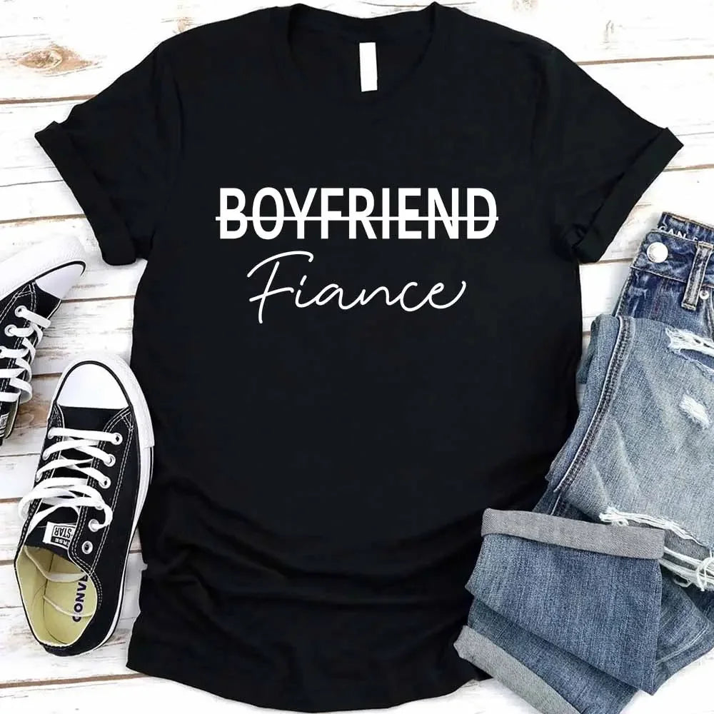 Boyfriend &amp; Girlfriend Couples Tee
