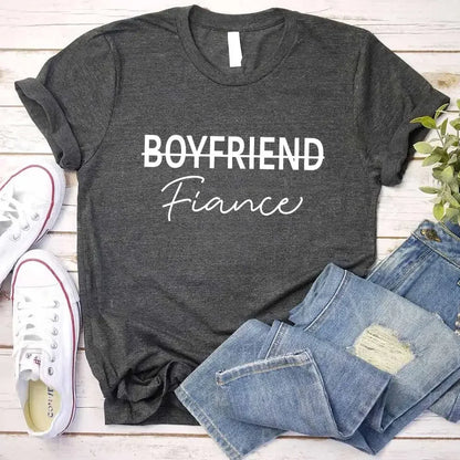 Boyfriend &amp; Girlfriend Couples Tee