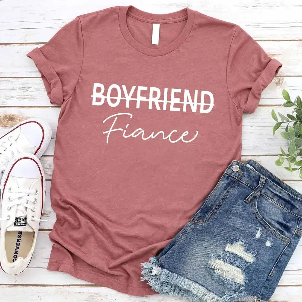 Boyfriend &amp; Girlfriend Couples Tee