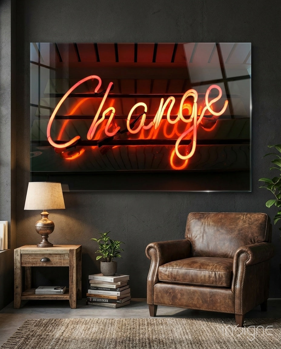 Change Glass Wall Art
