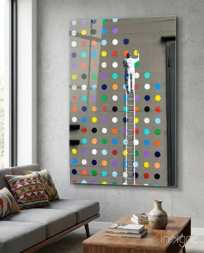 Dots Glass Art