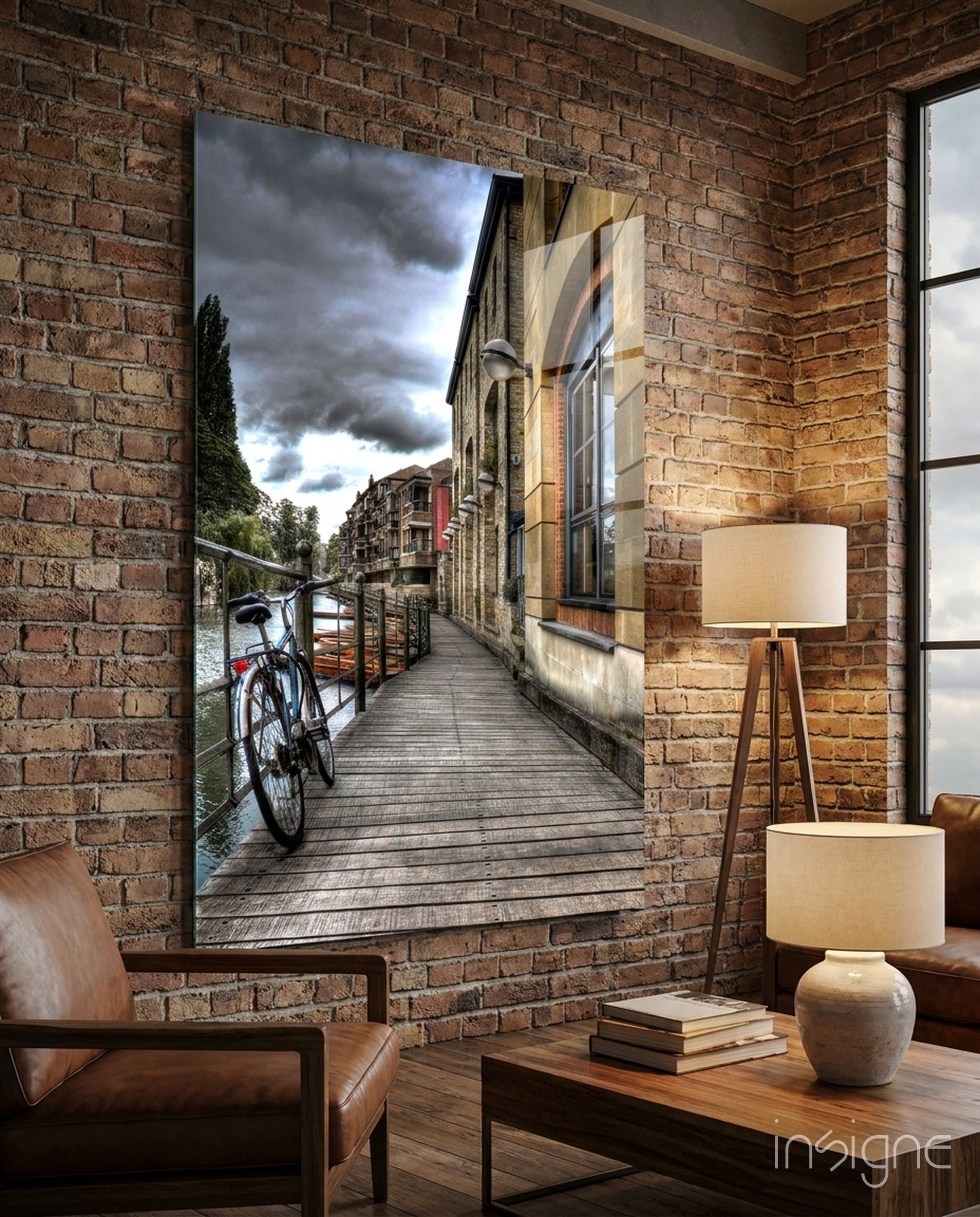 Street View Glass Wall Art