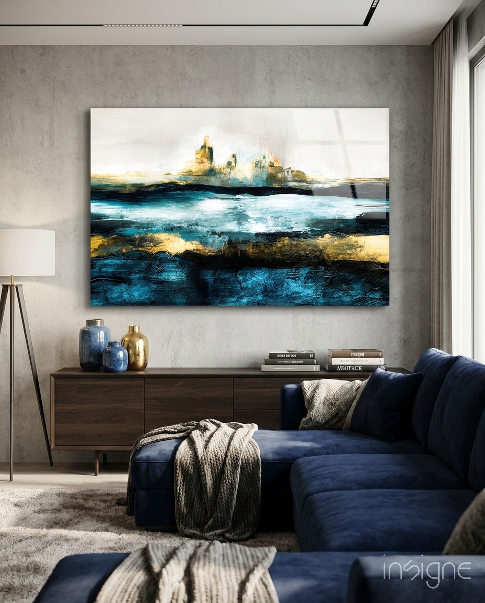 Sea of a Dream Glass Wall Art