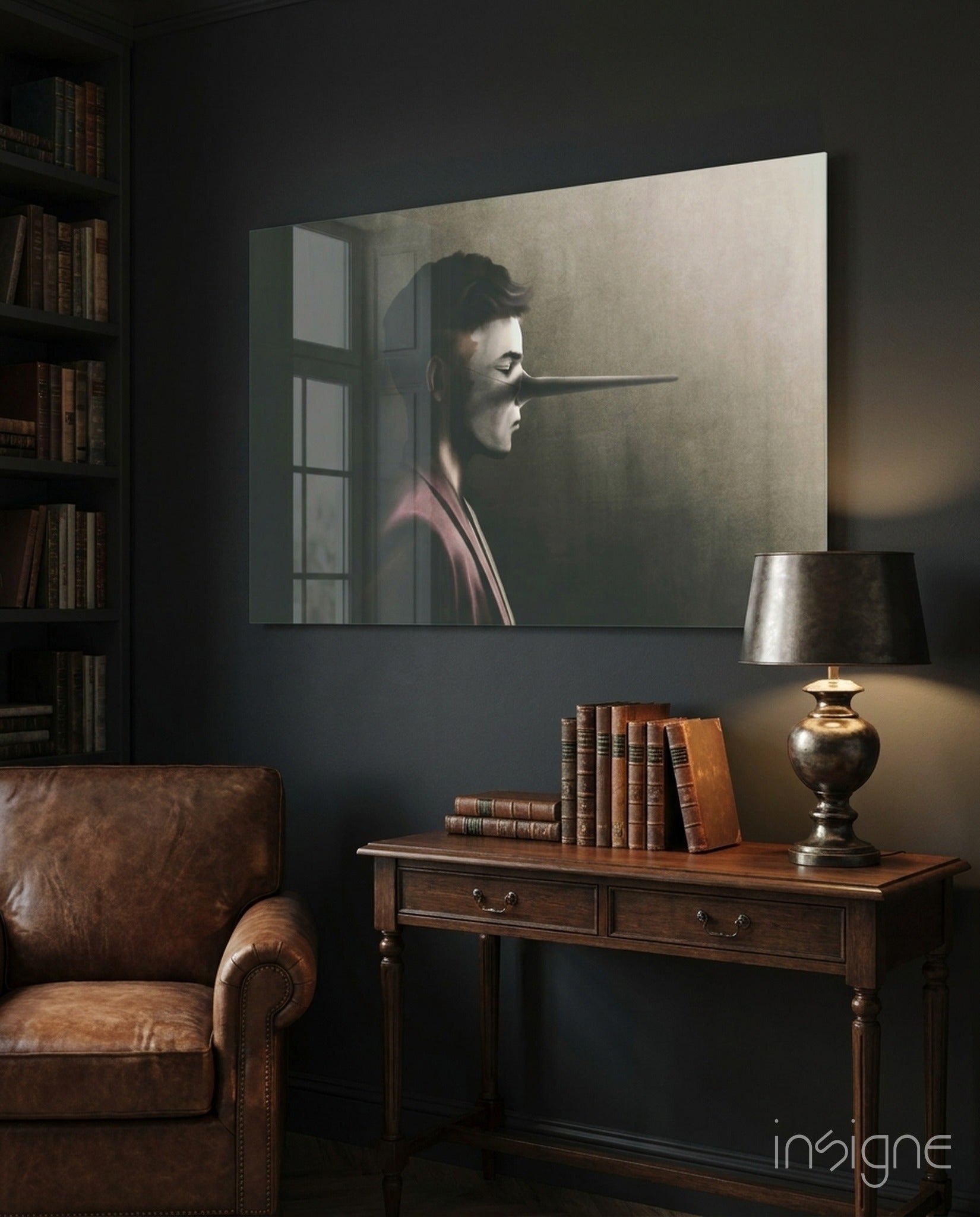 Liar Glass Wall Art