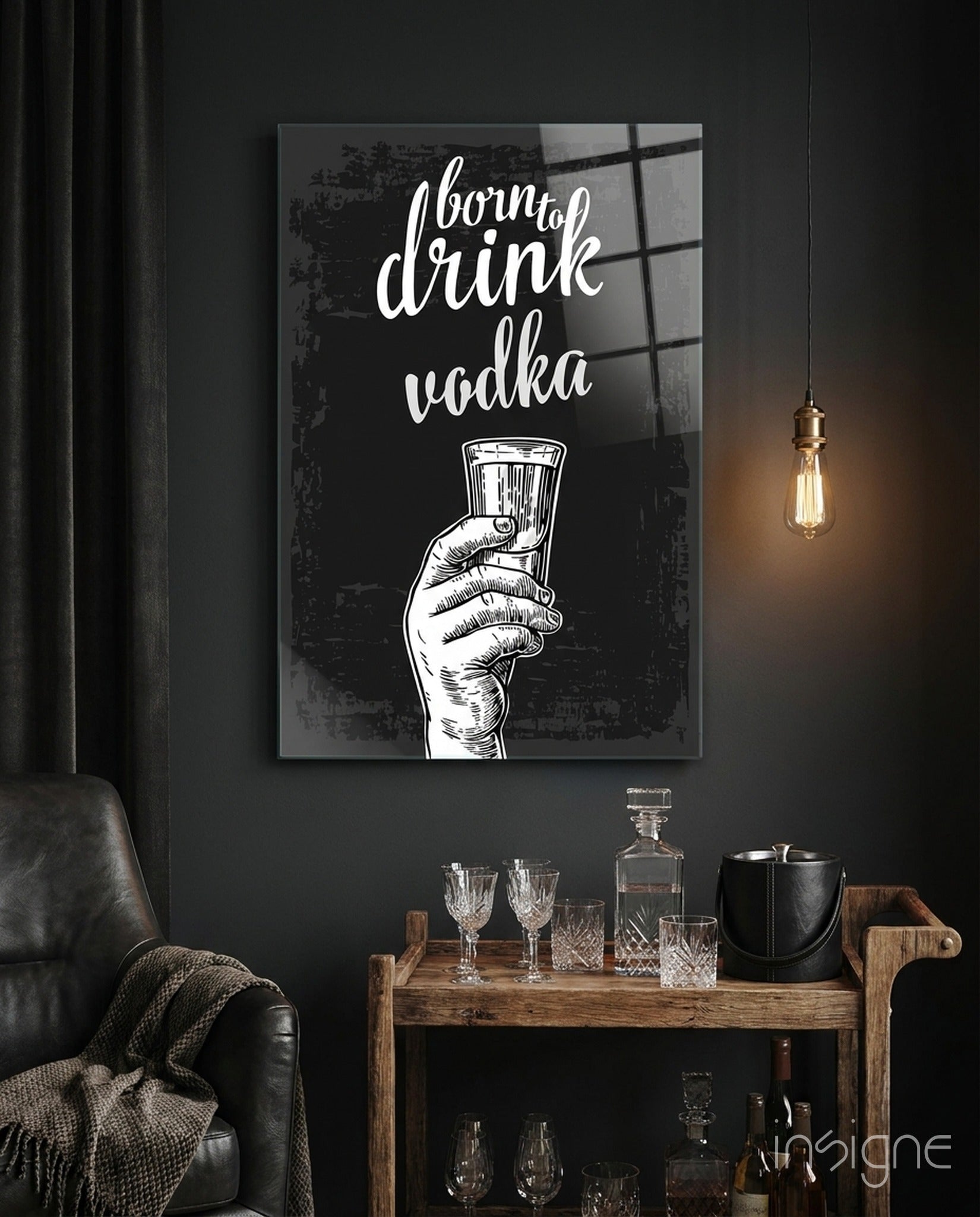 Vodka Glass Wall Art