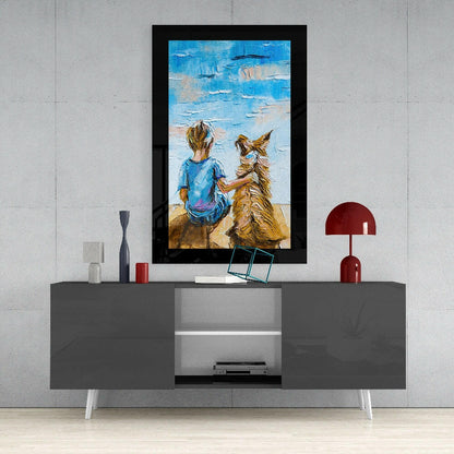 Eternal Friendship Glass Wall Art