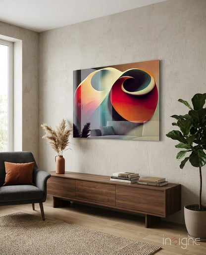 The Shell Glass Art || Designer Collection