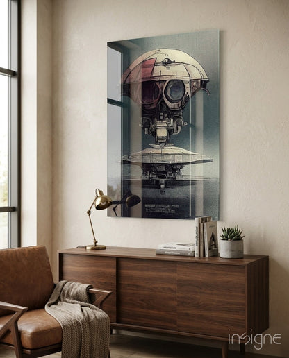 The Arrival Glass Wall Art || Designer Collection