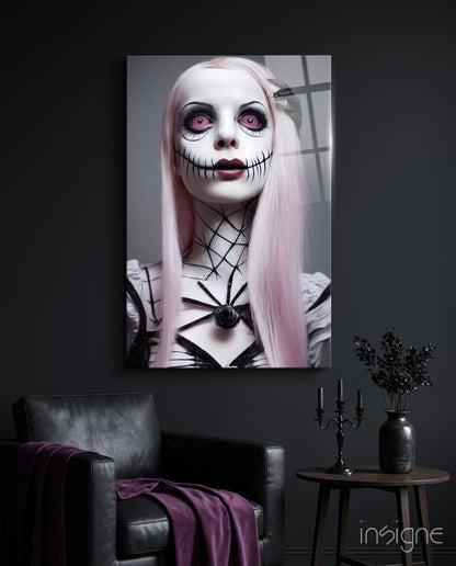 The Puppet Glass Wall Art  || Designer Collection
