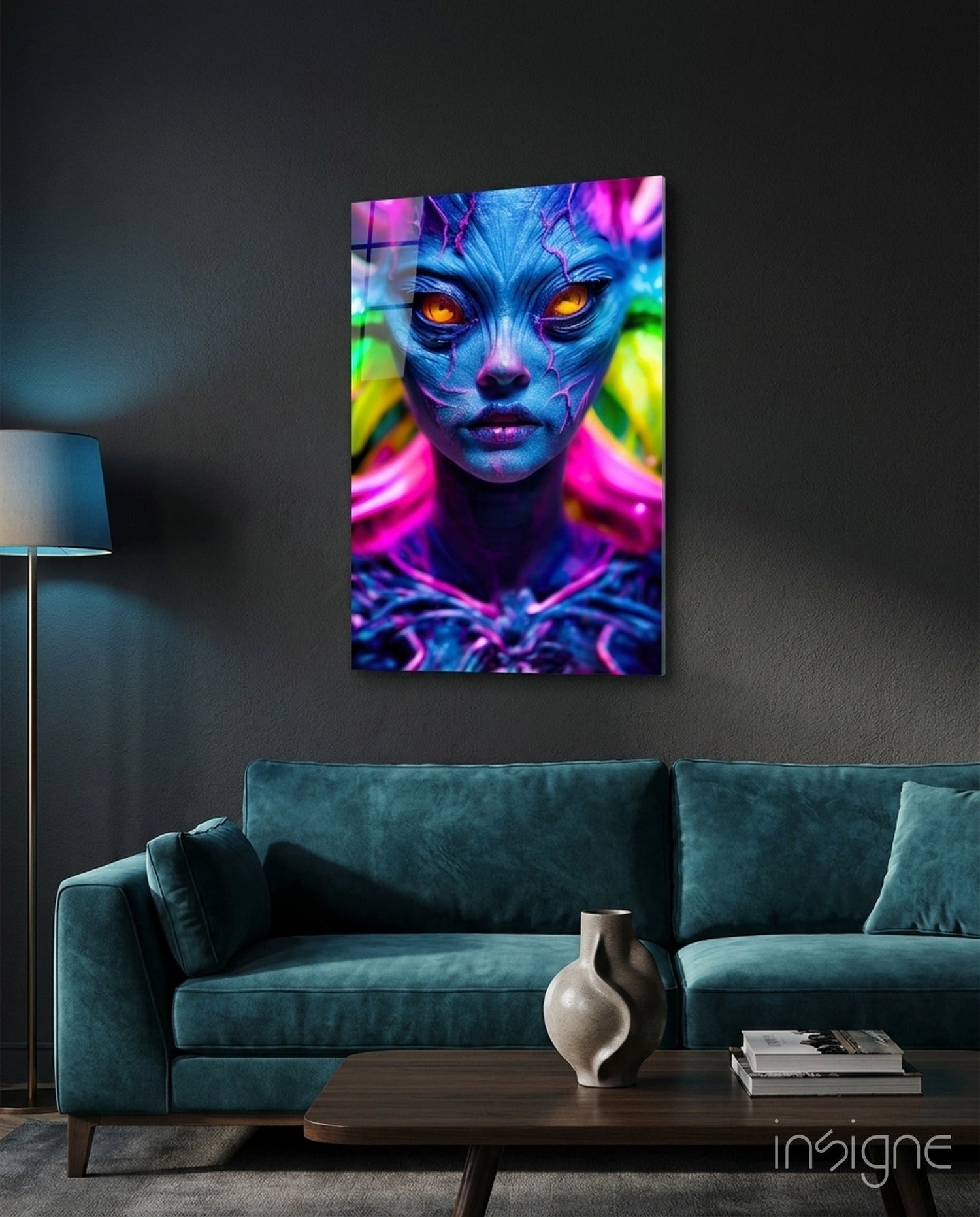 The Native Glass Wall Art || Designer Collection