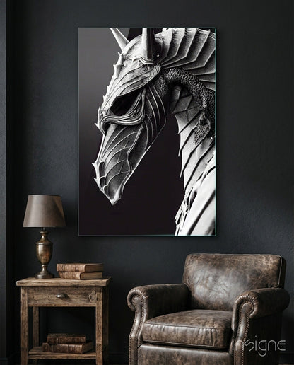 Iron Dragon Glass Art  || Designer Collection
