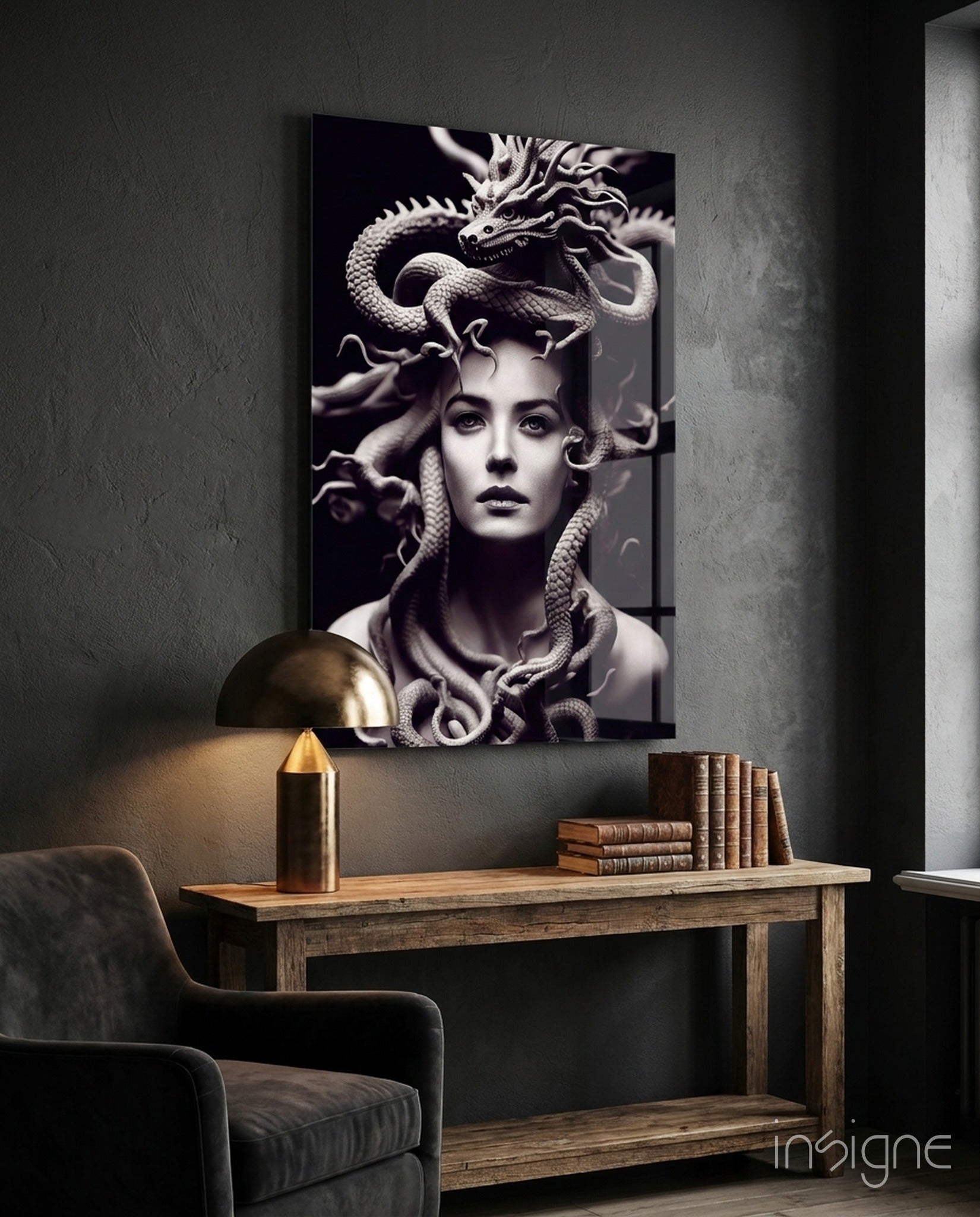 Medusa Glass Art  || Designer Collection