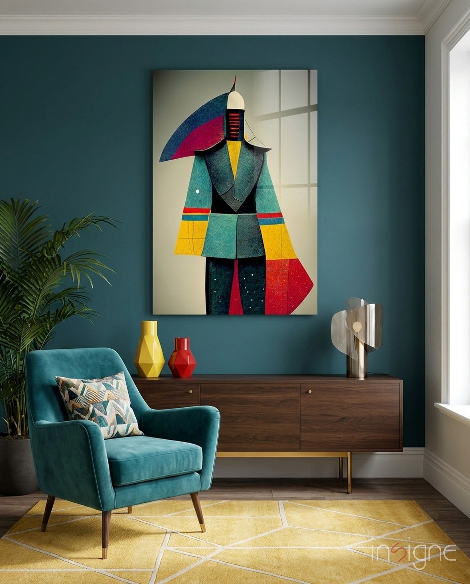 Colored Man Glass Art  || Designers Collection