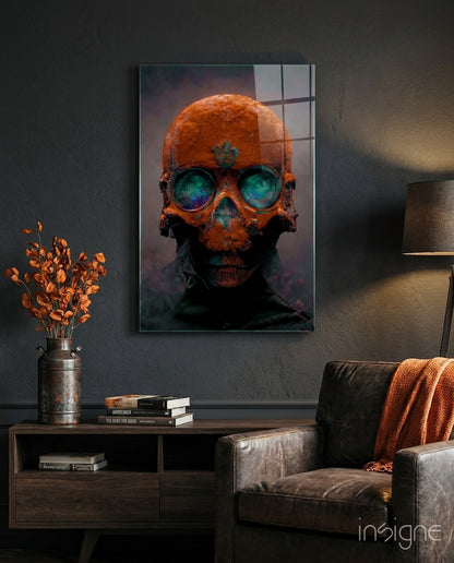 Skull Glass Art  || Designer Collection