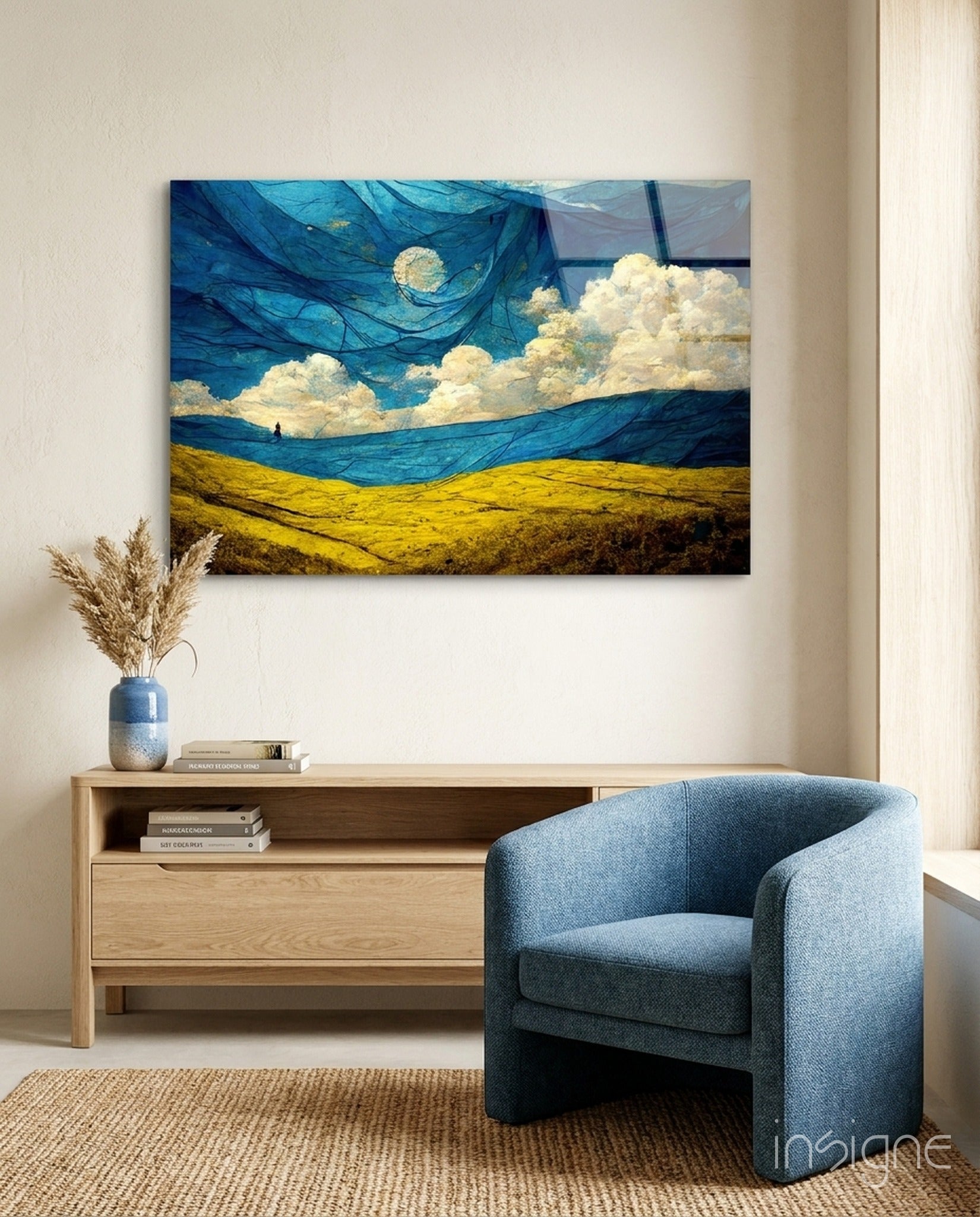 Dancing Sky Glass Art  || Designers Collection