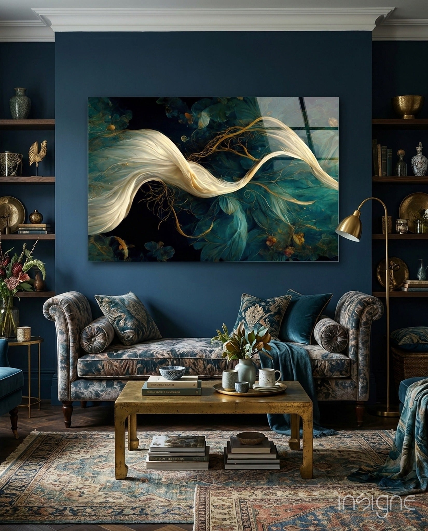 Flow of Roots Glass Art  || Designer Collection