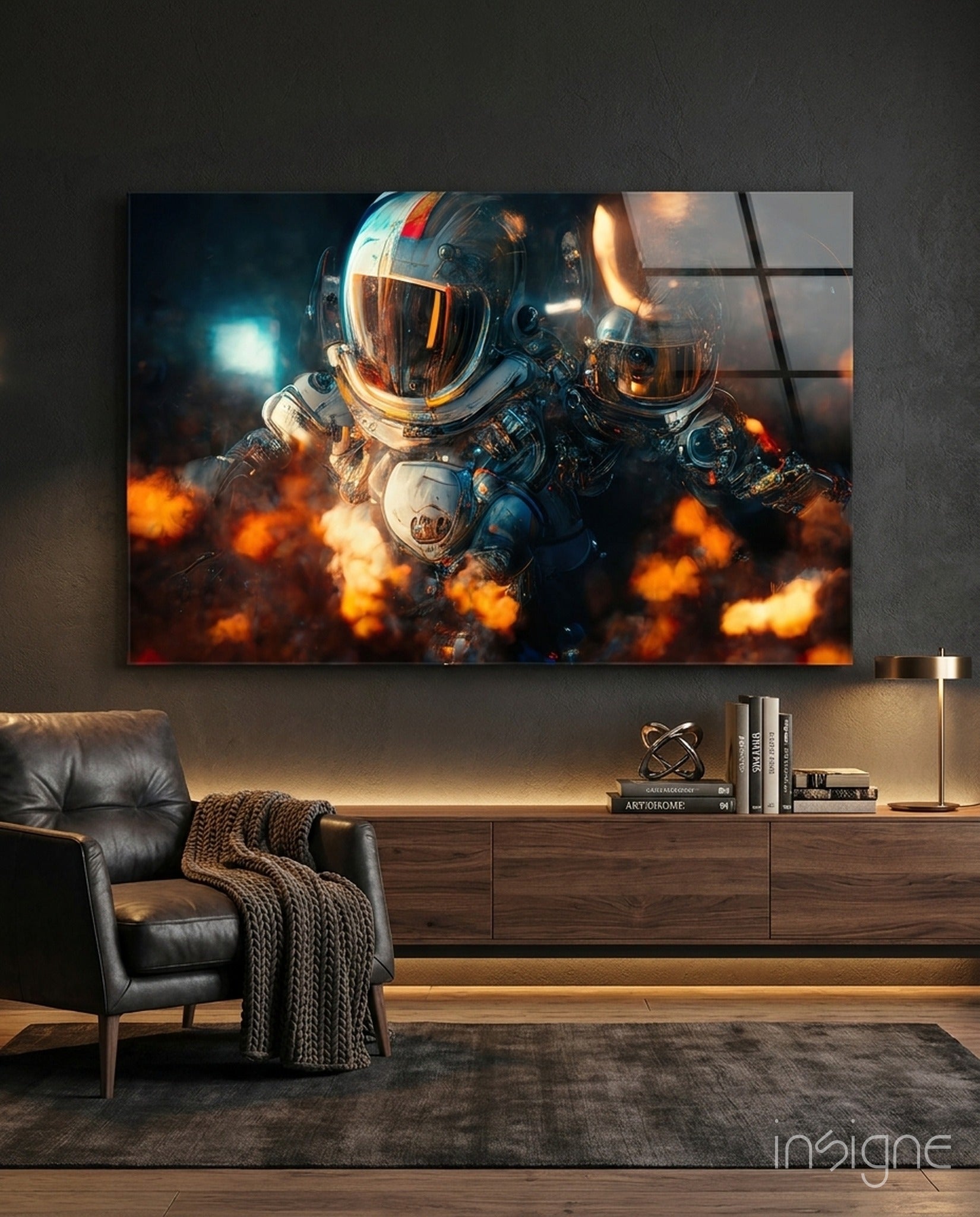 The Drift Glass Wall Art || Designer Collection